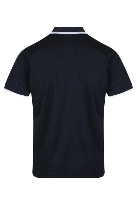PORTSEA MENS POLOS - NAVY/WHITE