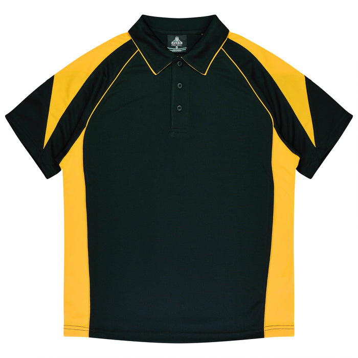 PREMIER KIDS POLOS - BLACK/GOLD