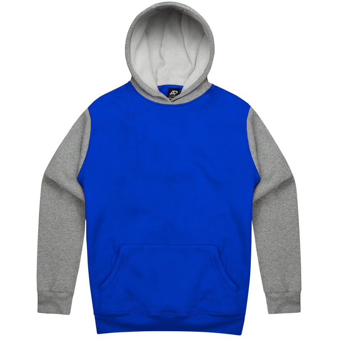 MONASH MENS HOODIES - ROYAL/GREY