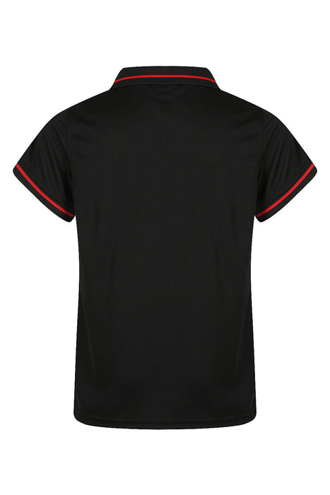 COTTESLOE KIDS POLOS - BLACK/RED