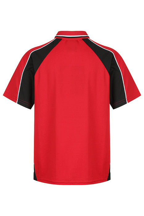 PANORAMA KIDS POLOS - RED/BLACK/WHITE