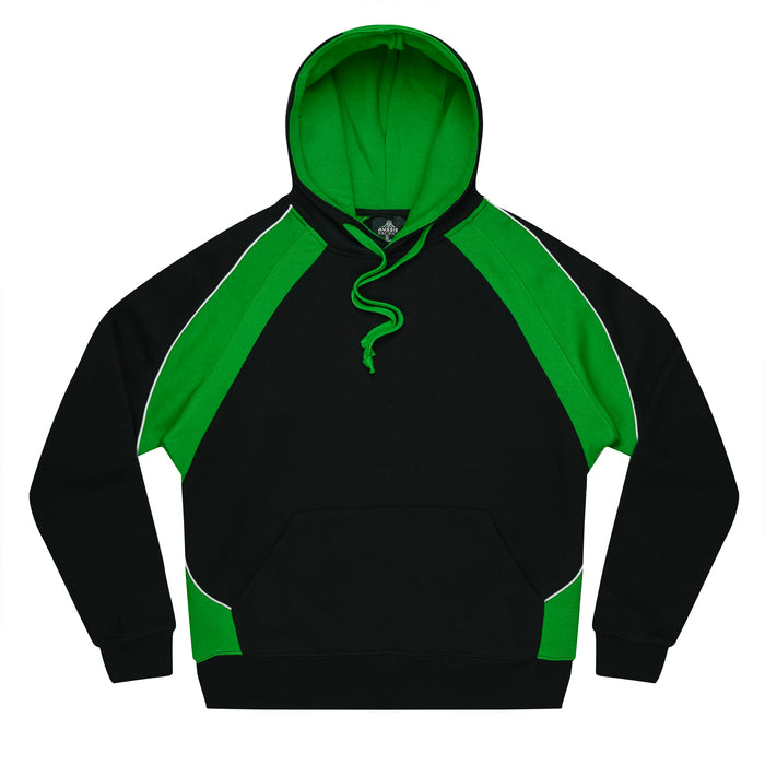 HUXLEY MENS HOODIES - BLK/KAWA GRN/WHT