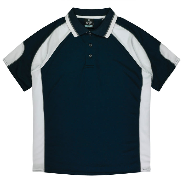 MURRAY KIDS POLOS - NAVY/WHITE
