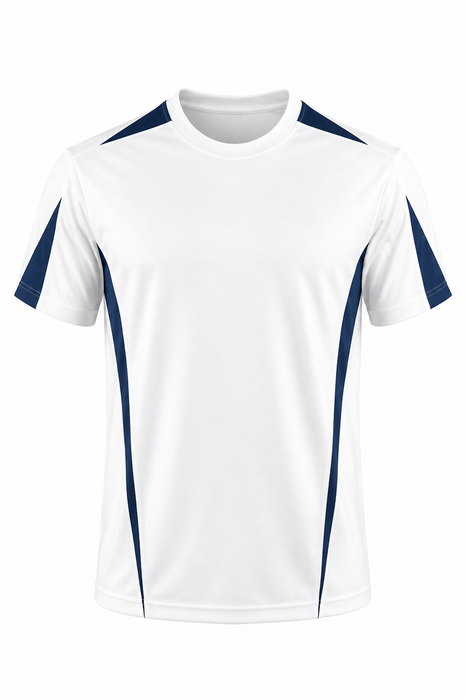 EUREKA KIDS TEES - WHITE/NAVY