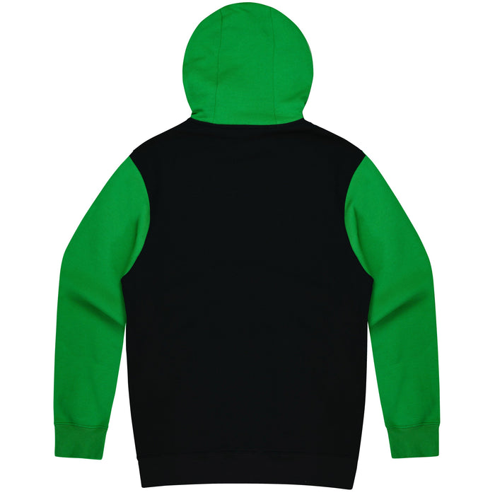 MONASH MENS HOODIES - BLACK/KAWA GREEN