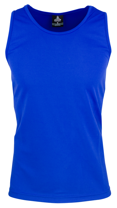 BOTANY MENS SINGLETS - ROYAL