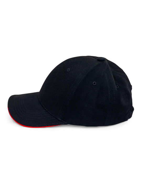 BLACKPOOL CAP - BLACK/RED