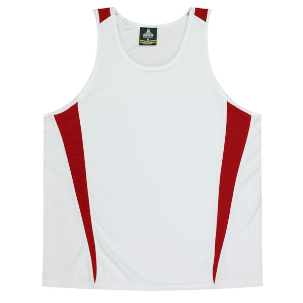 WHITE/RED