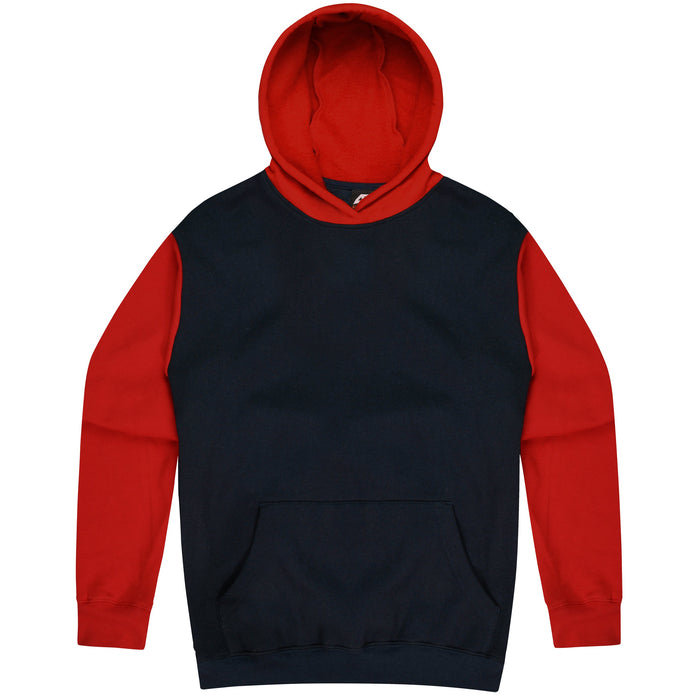 MONASH KIDS HOODIES - NAVY/RED
