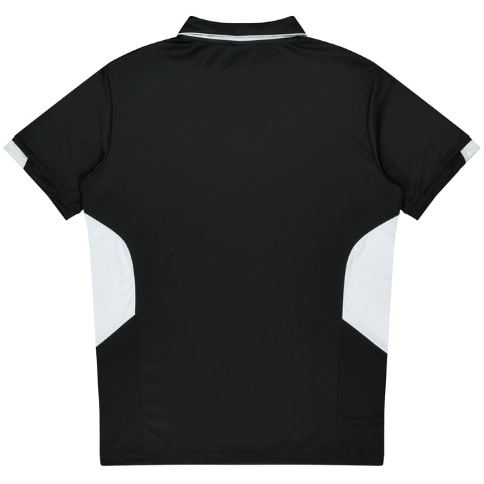 TASMAN KIDS POLOS - BLACK/WHITE