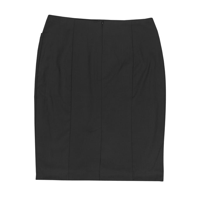 KNEE LENGTH SKIRT LADY SKIRTS - CHARCOAL