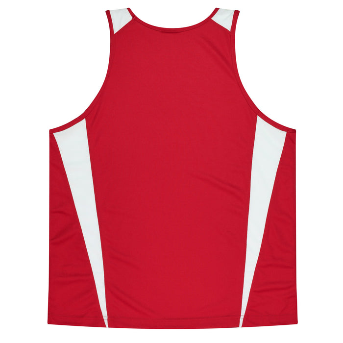 EUREKA KIDS SINGLETS - RED/WHITE