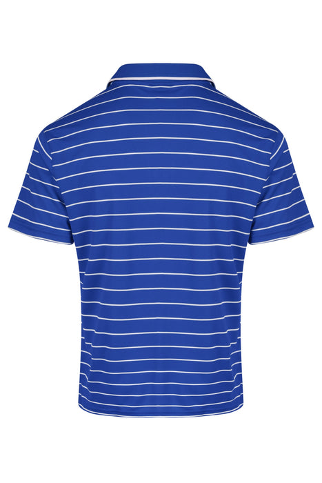 VAUCLUSE MENS POLOS - ROYAL/WHITE