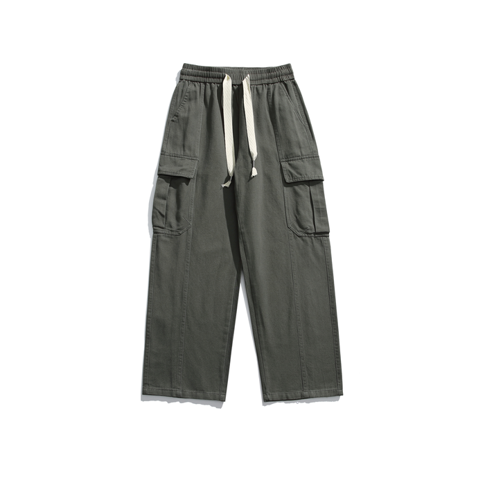 ESSENDON CARGO PANTS - ARMY GREEN