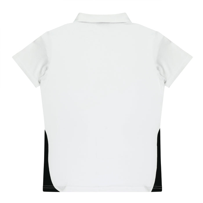 PATERSON LADY POLOS - WHITE/BLACK