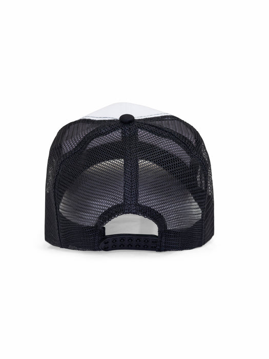LUTON CAP - WHITE/BLACK