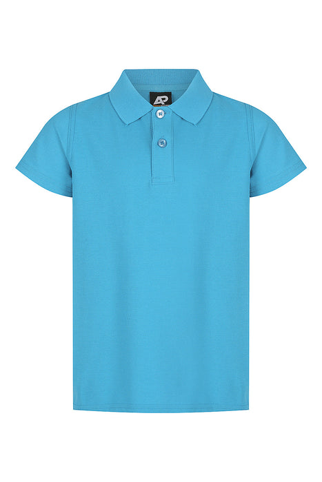 HUNTER KIDS POLOS - CYAN