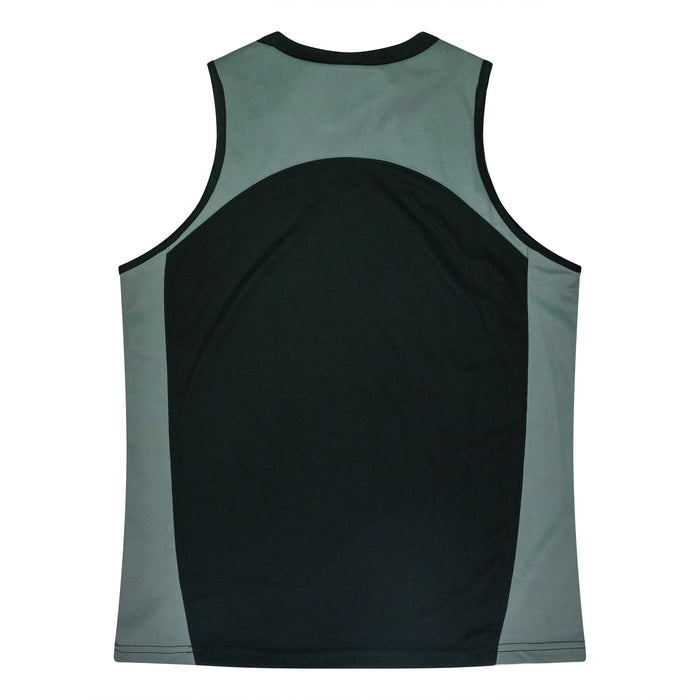 PREMIER LADY SINGLETS - BLACK/ASHE