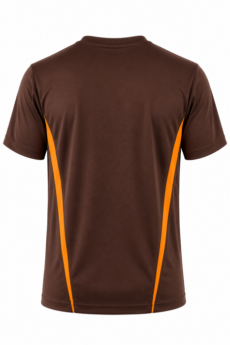 EUREKA KIDS TEES - CHOCOLATE/GOLD