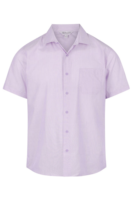 BELAIR MENS SHIRT SHORT SLEEVE - LILAC