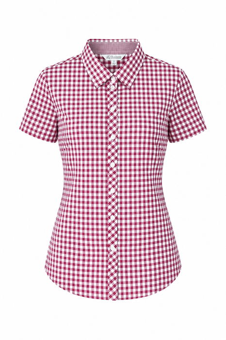 BRIGHTON LADY SHIRT SHORT SLEEVE - CLARET