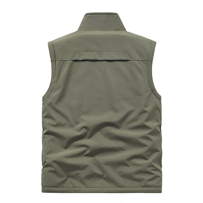 CALGA MENS VESTS - ARMY GREEN