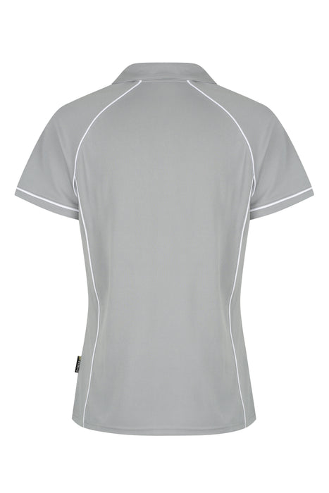 ENDEAVOUR LADY POLOS - SILVER/WHITE