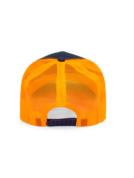 LUTON CAP - NAVY/ORANGE