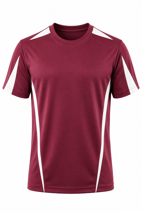 EUREKA KIDS TEES - MAROON/WHITE