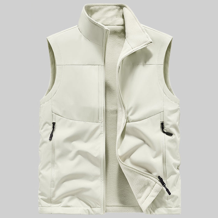 CALGA MENS VESTS - OFF WHITE