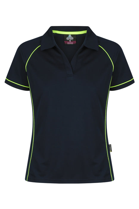 ENDEAVOUR LADY POLOS - NAVY/GREEN