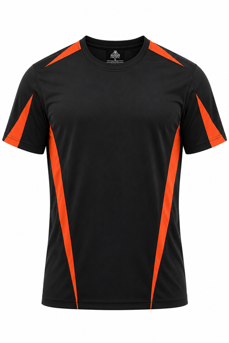 EUREKA KIDS TEES - BLACK/ORANGE