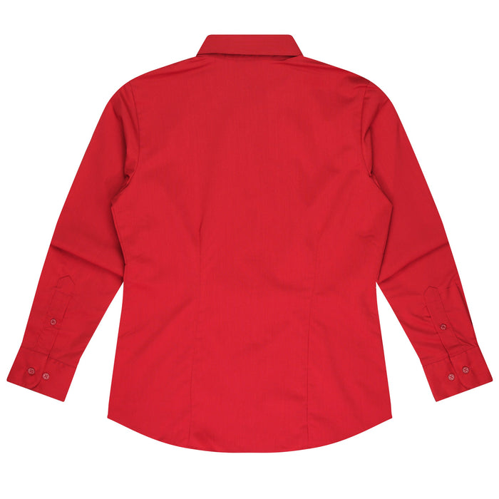 MOSMAN LADY SHIRT LONG SLEEVE - RED