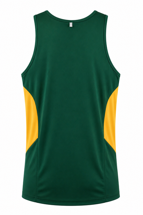 TASMAN HERREN-UNTERSHIRTS - FLASCHE/GOLD