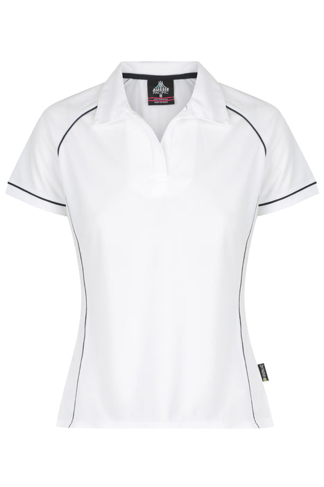 ENDEAVOUR LADY POLOS - WHITE/NAVY