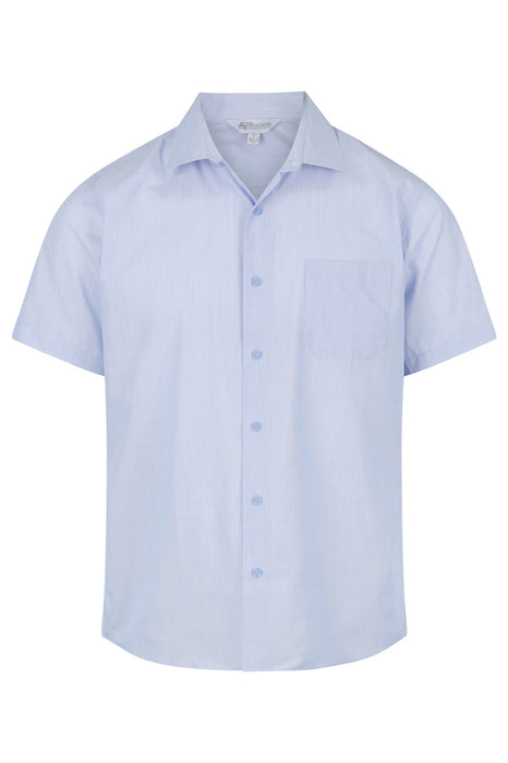 BELAIR MENS SHIRT SHORT SLEEVE - SKY