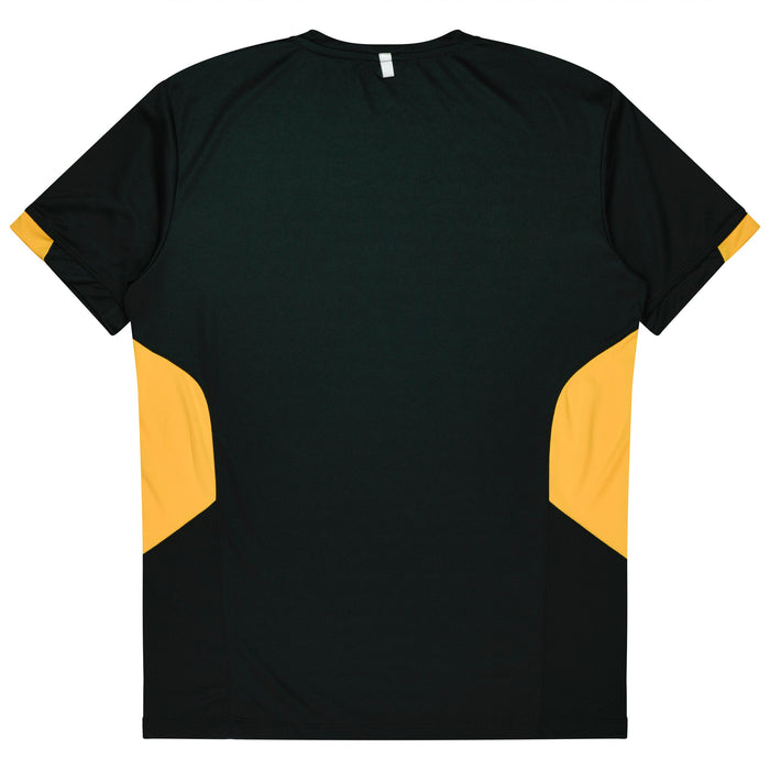 TASMAN MENS TEES - BLACK/GOLD