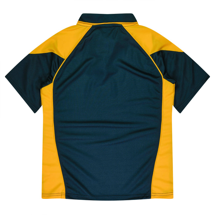 PREMIER LADY POLOS - NAVY/GOLD