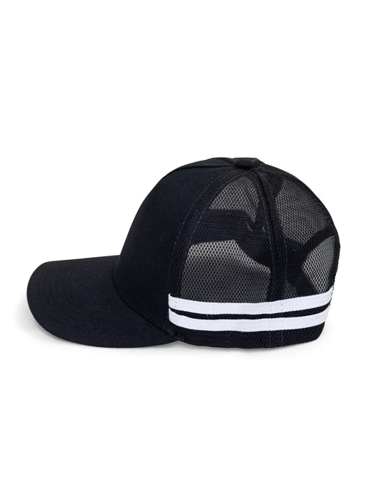 HAMPSHIRE TRUCKER CAP - BLACK/WHITE