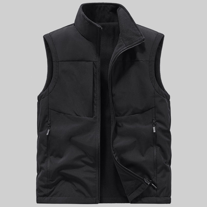CALGA MENS VESTS - BLACK