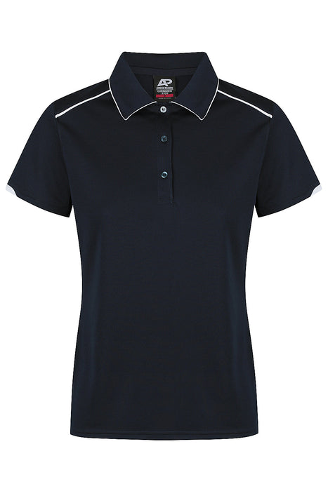 CURRUMBIN LADY POLOS - NAVY/WHITE