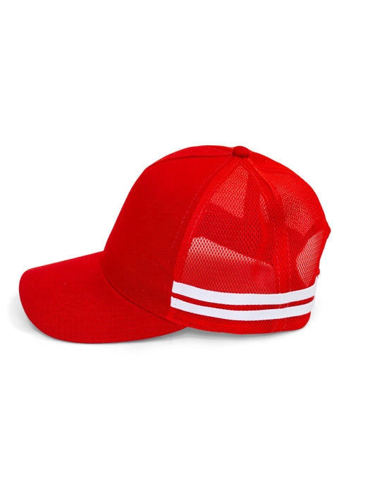 HAMPSHIRE TRUCKER CAP - RED/WHITE